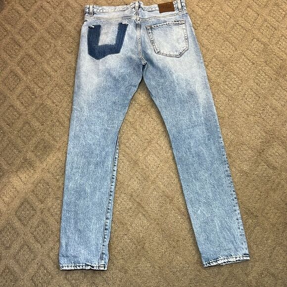 PRPS El Camino Boyfriend Taper Jeans w/ pearl detail size 29 - Picture 8 of 13